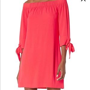 Vince Camuto Off Shoulder Dress with Sleeve Tie